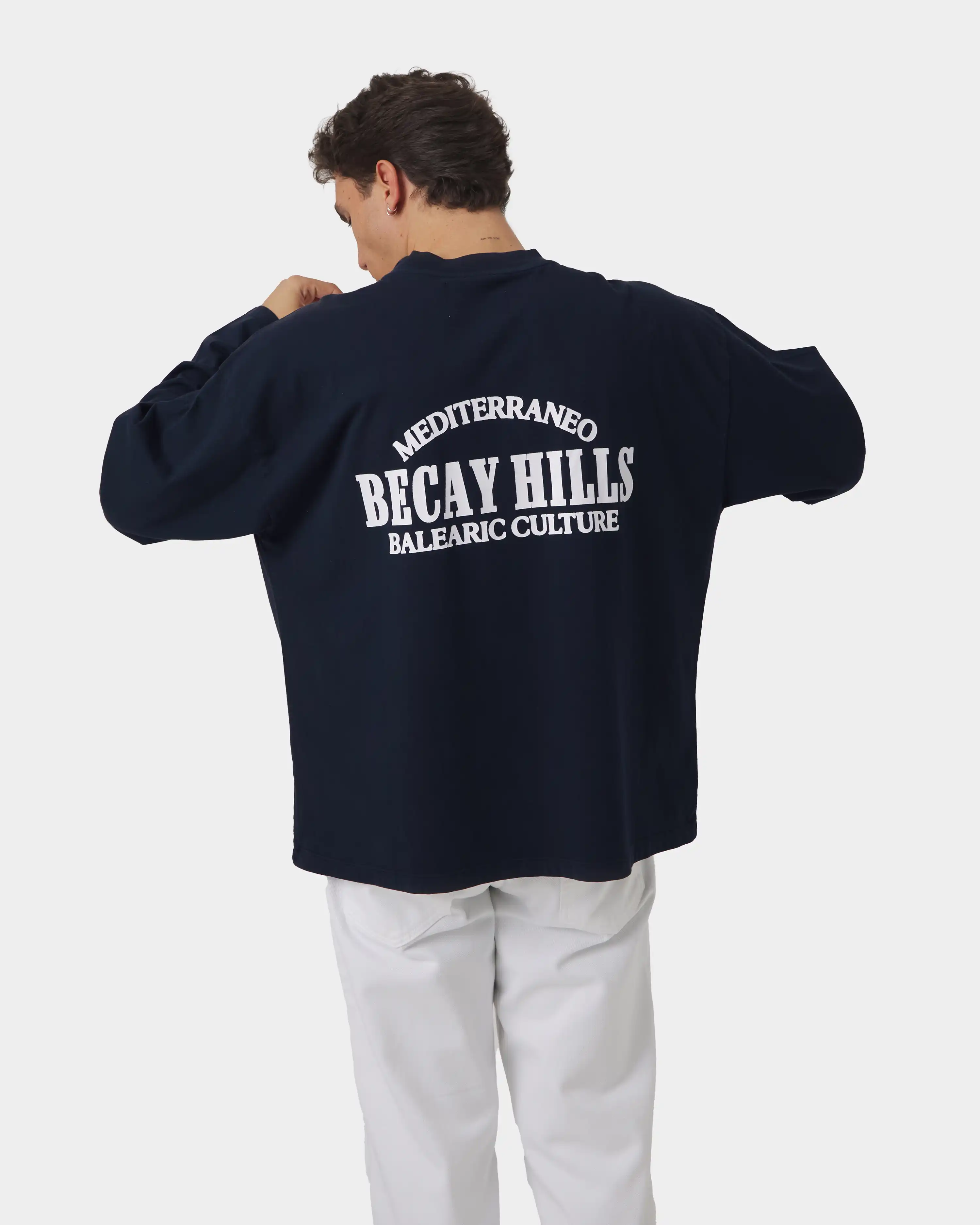 Hills Longsleeve Navy - Image 4